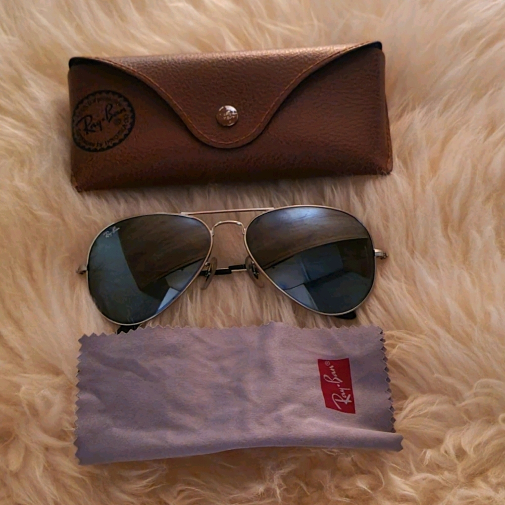 Sold---Ray ban BR3025 Silver mirror